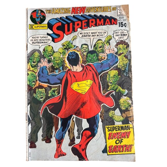 DC Comics The Amazing Adventures Of Superman Comic May 1971 #237 Bagged Boarded - Picture 1 of 5